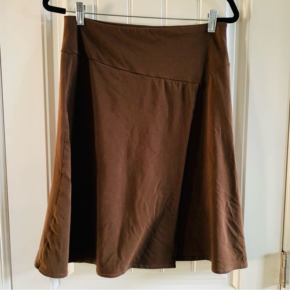 Patagonia Brown Fit & Flare Casual Knee Length Skirt | Small